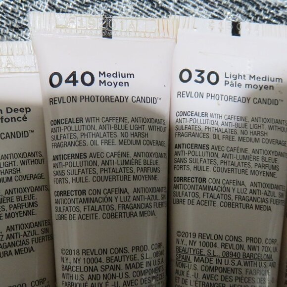 BOGO LOT OF 10 REVLON ANTIOXIDANT PHOTO READY CANDID CONCEALER NWT FOUNDATION - Picture 3 of 5